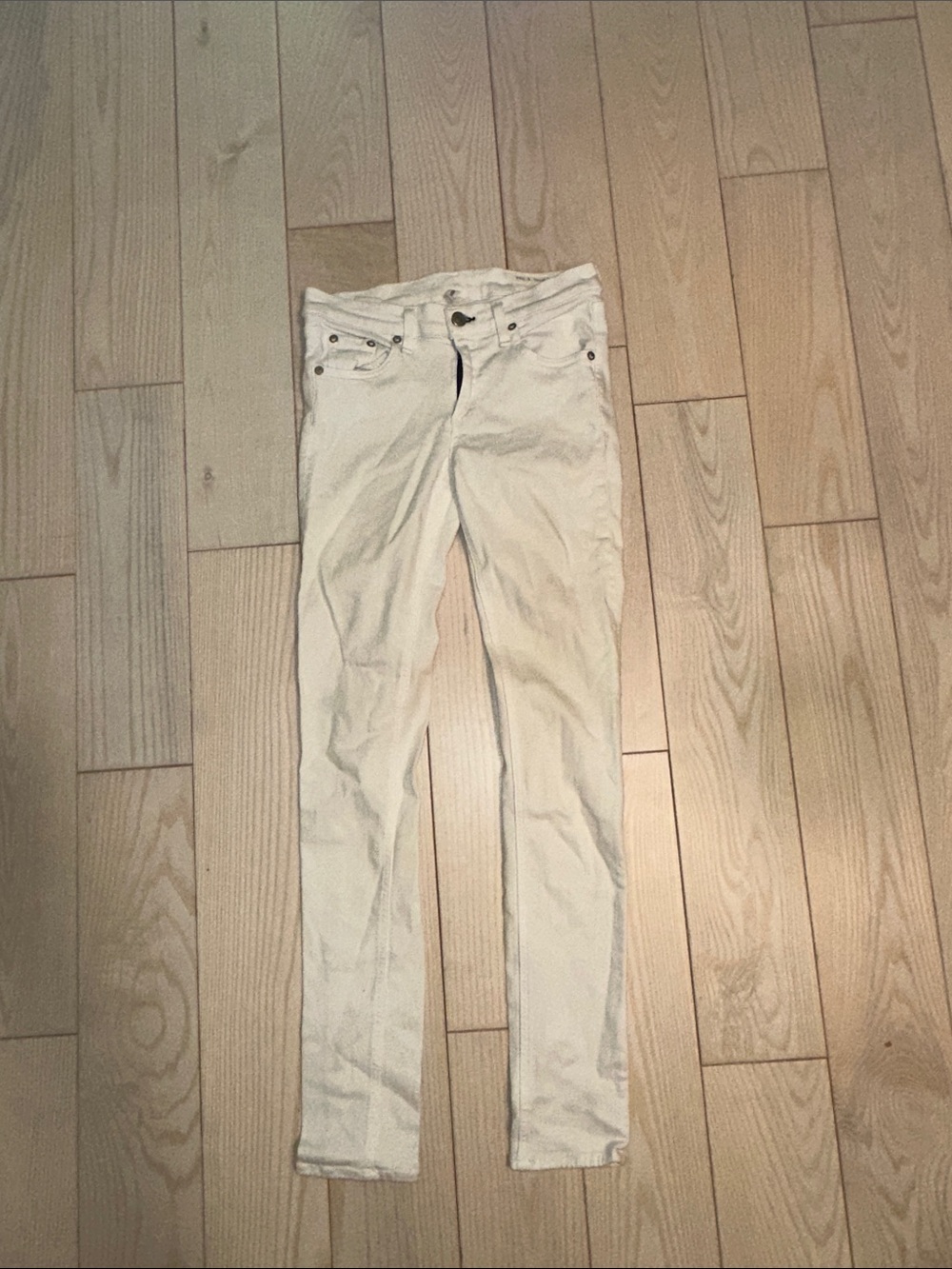 rag & bone White Skinny Jeans 27